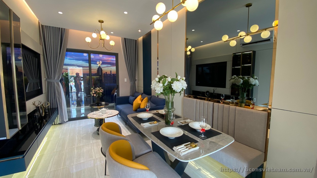 Nhà mẫu tòa Tháp Bcons City - Trung tâm thương mại