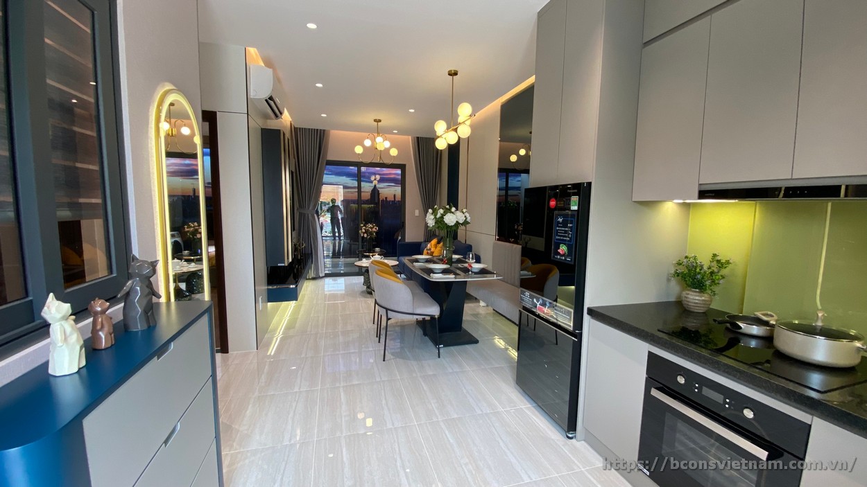 Nhà mẫu tòa Tháp Bcons City - Trung tâm thương mại