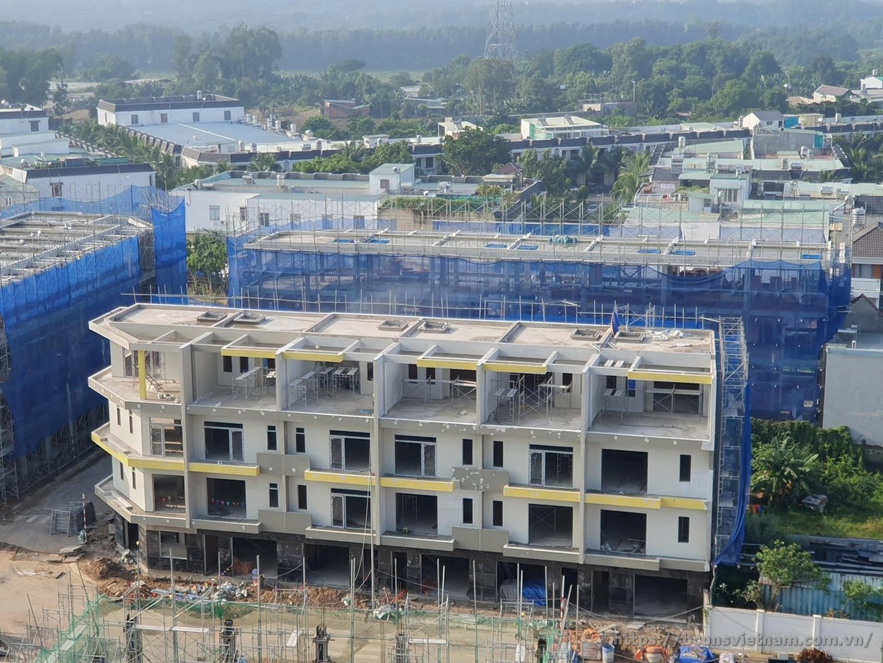 Tiến độ xây dựng nhà phố Bcons Plaza 21.11.2023