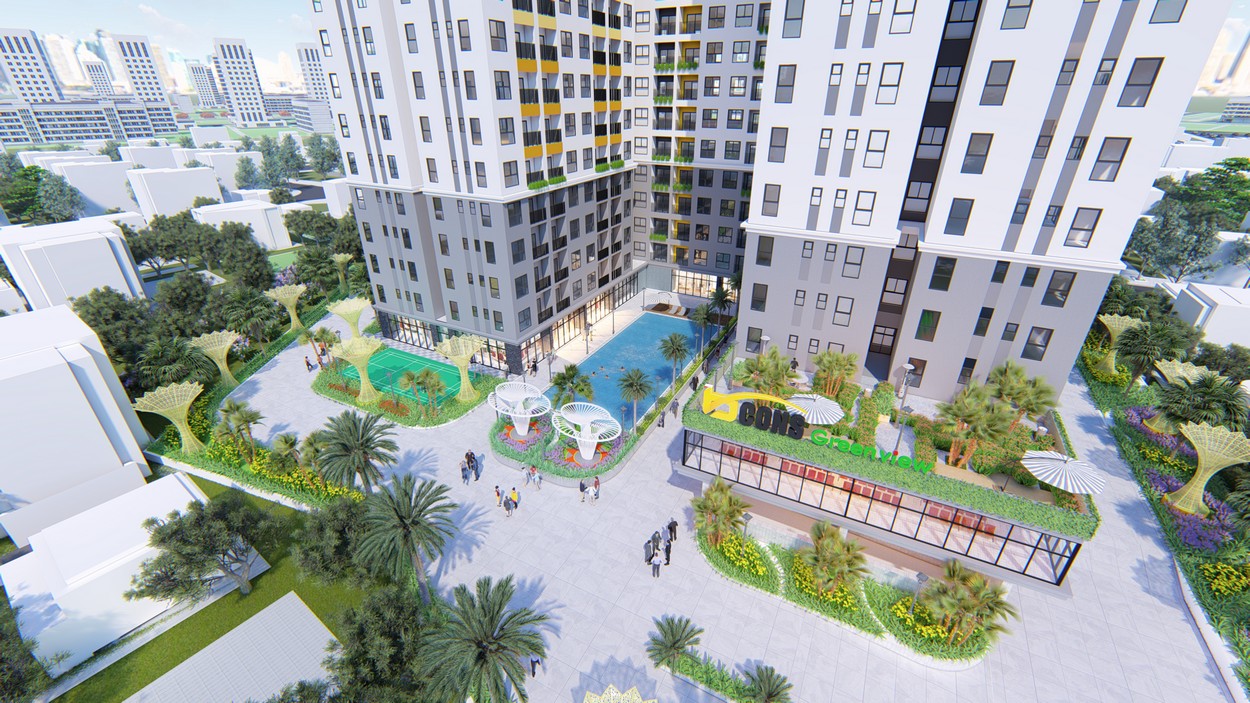 Chuỗi tiện ích nội khu Bcons Green View Dĩ An