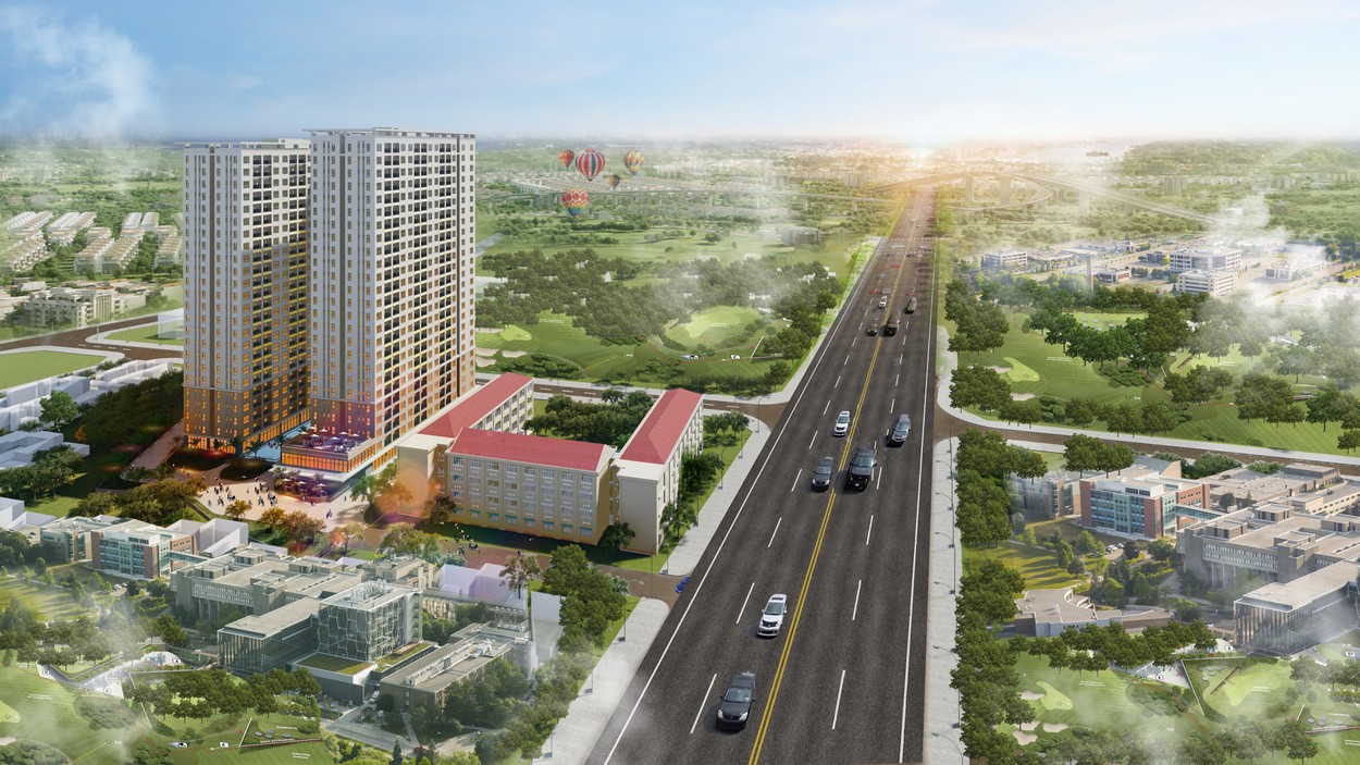 Phối cảnh dự án Bcons Green View Bình Dương