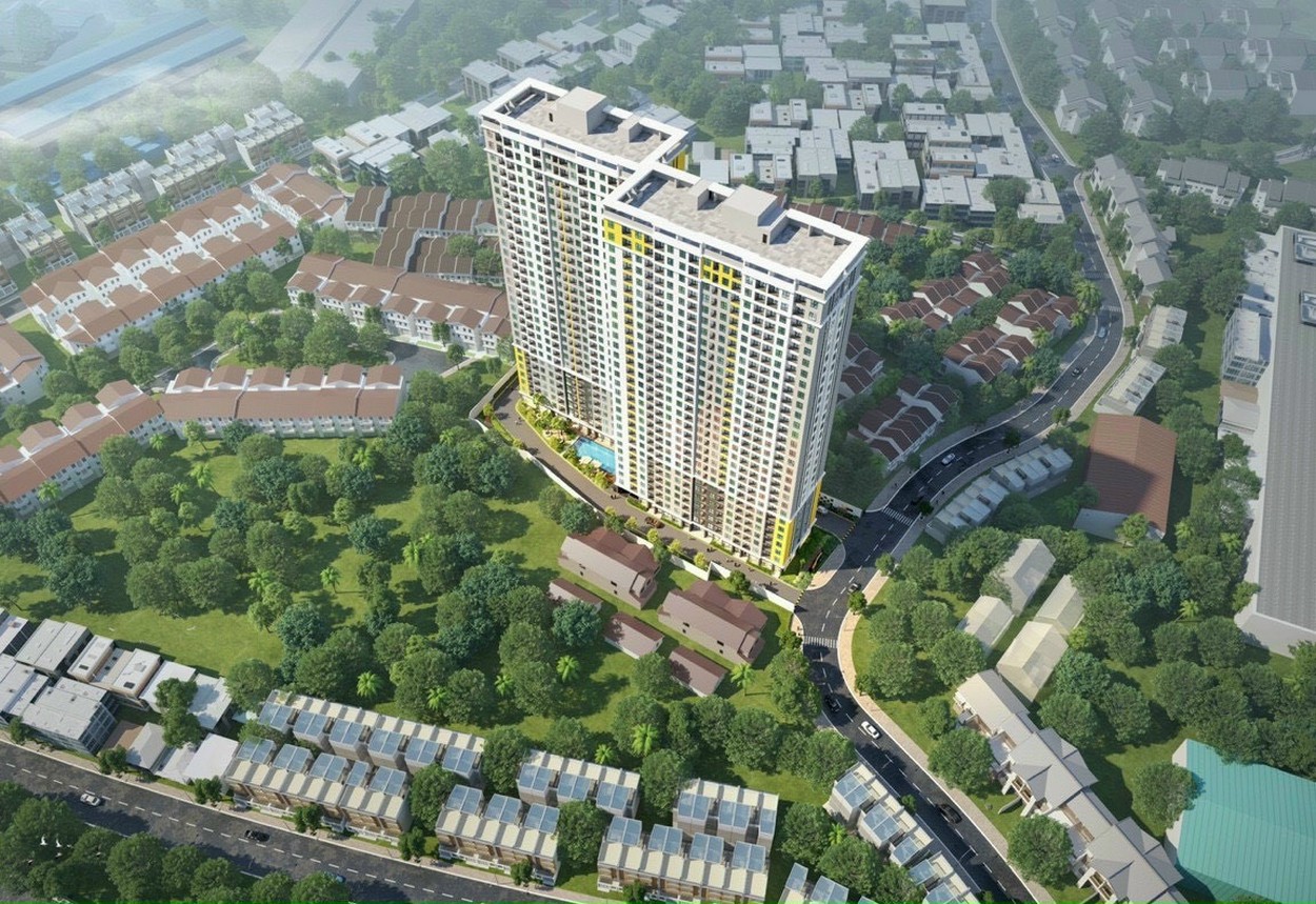 Phối cảnh tổng thể dự án căn hộ Bcons Polygon 